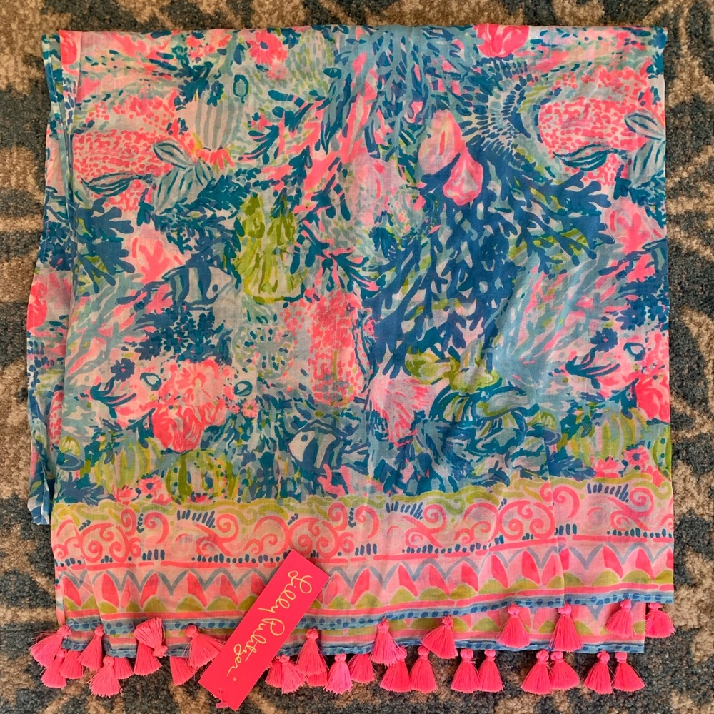 Lilly Pulitzer sarong beach coverup size small NWT's
